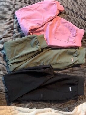 Women’s scrubs - Pink, Olive, Black